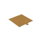 Square Gold Single Cake Piece Board 100 Pieces - hotpackwebstore.com - Cake Boards